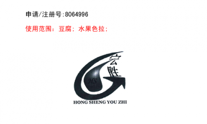 昆明商標(biāo)注冊公司出售商標(biāo)：宏勝 HONG SHENG YOU ZHI HS 29類