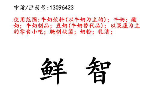 昆明商標(biāo)注冊(cè)公司出售商標(biāo)：鮮智 29類